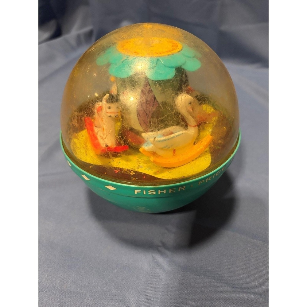 Vintage 1966 Fisher Price #165 Roly Poly Chime Ball